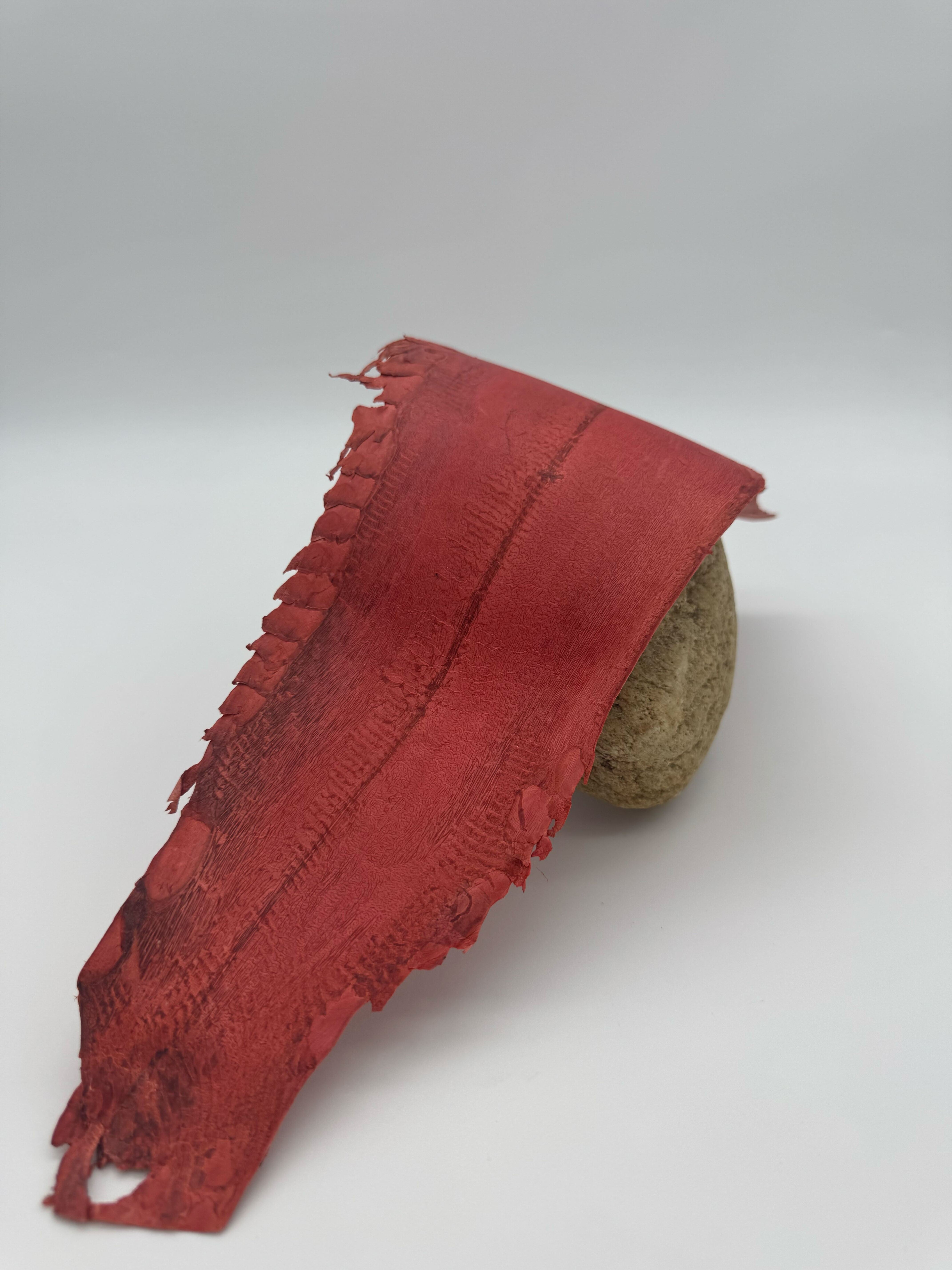 CUIR DE CARPE® SATINÉ Framboise ictyos-store