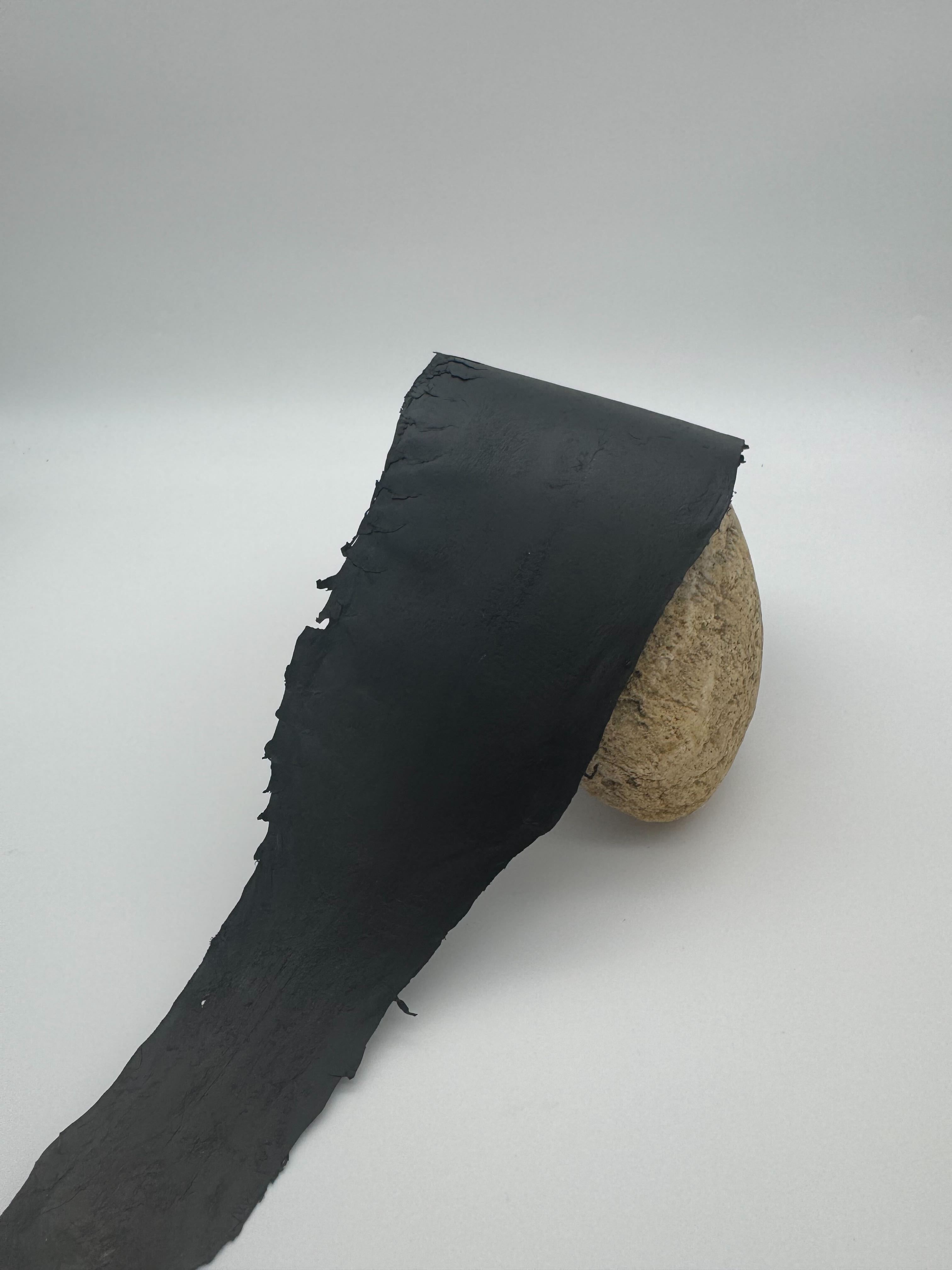 CUIR DE CARPE® SATINÉ Noir ictyos-store