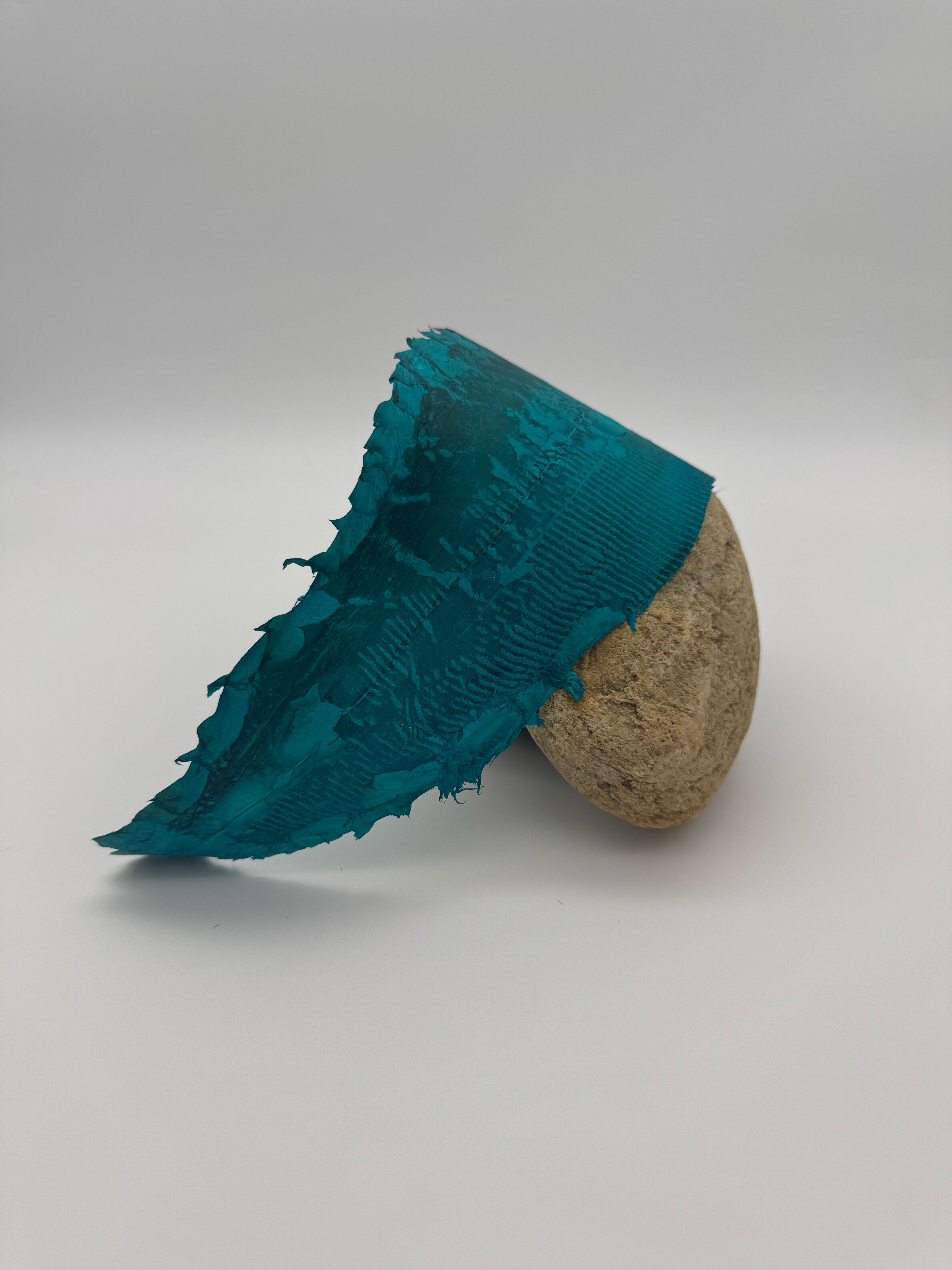 CUIR DE CARPE® SATINÉ Turquoise ictyos-store