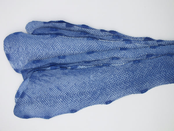 PACK de 10 SQUAMA DÉGRADÉ Argenté sur Bleu - Taille Large - Choix 1