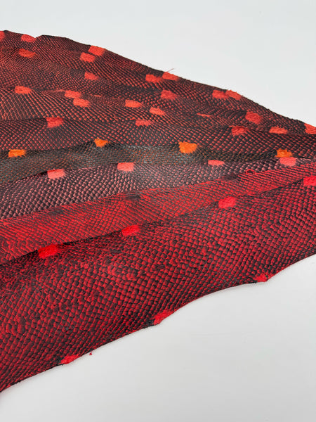 PACK de 10 SQUAMA DÉGRADÉ Autour des rouges - Taille Large - Choix 1