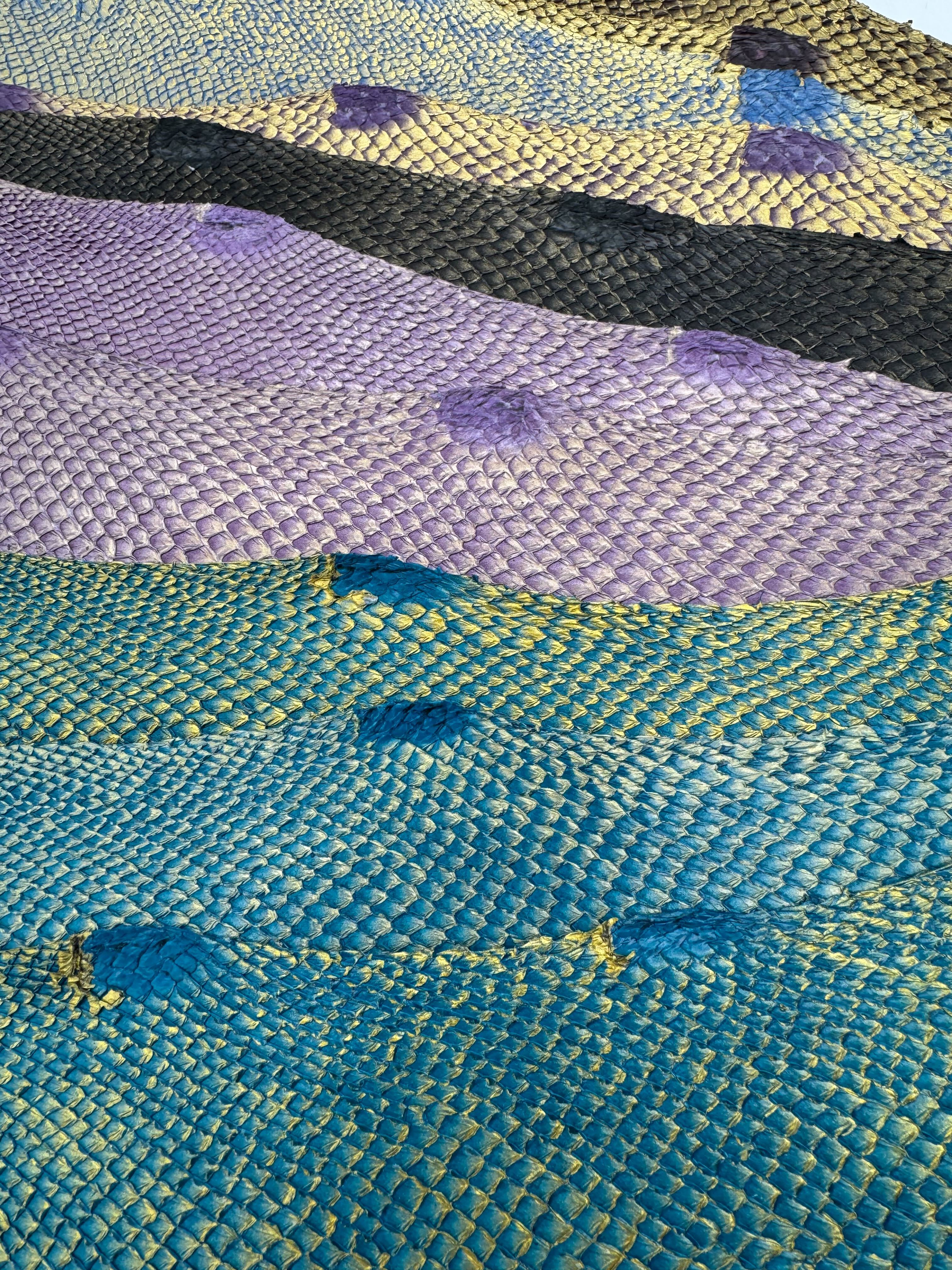 PACK de 10 SQUAMA DÉGRADÉ Doré Multicolore #1 - Taille large - Choix 1 ICTYOS