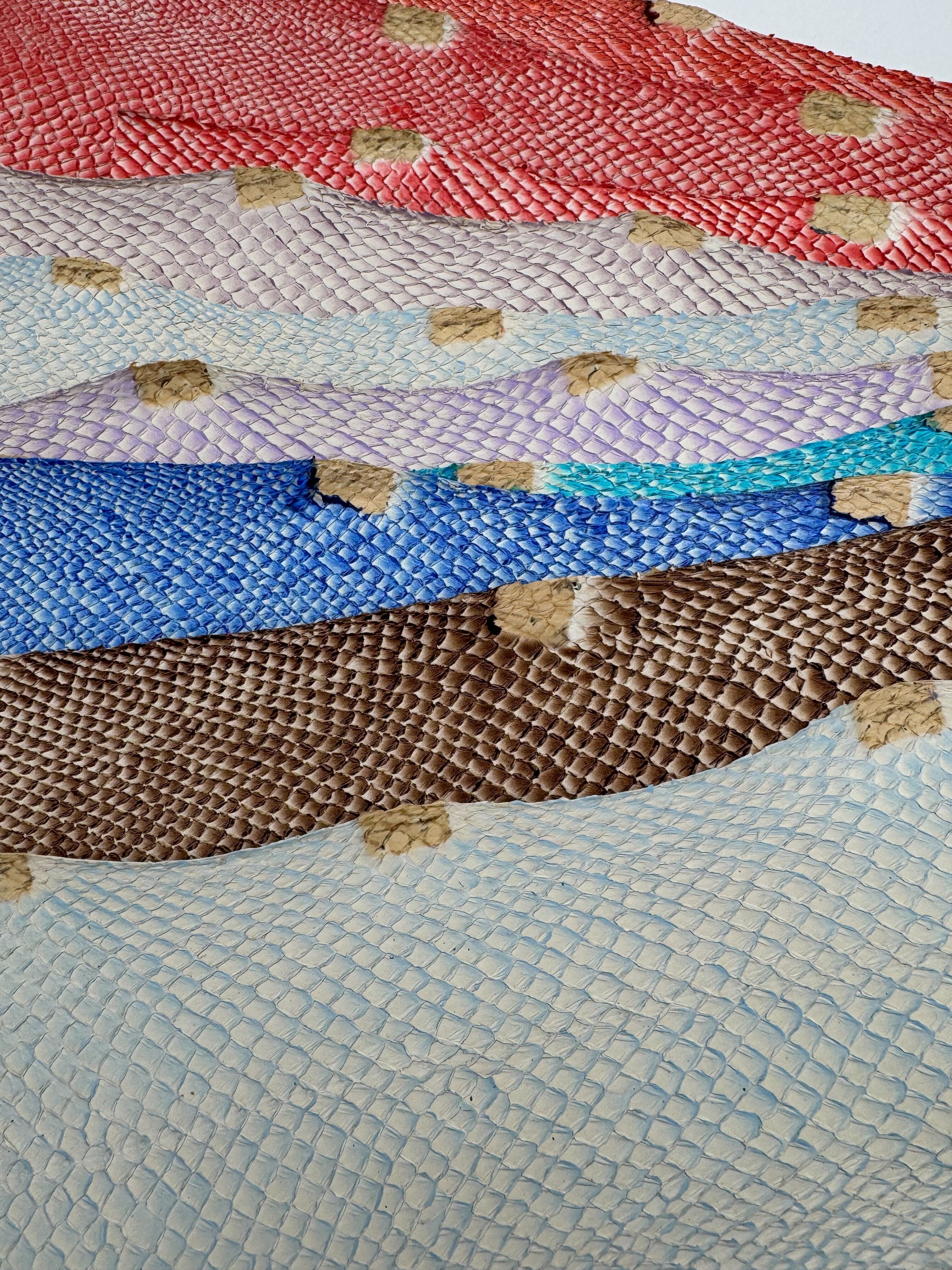 PACK de 10 SQUAMA DÉGRADÉ Multicolore #2 - Taille Large - Choix 1 ICTYOS