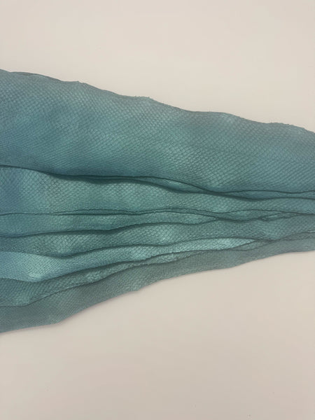 PACK de 10 SQUAMA MÉTALLISÉ Turquoise - Taille Large - Choix 1