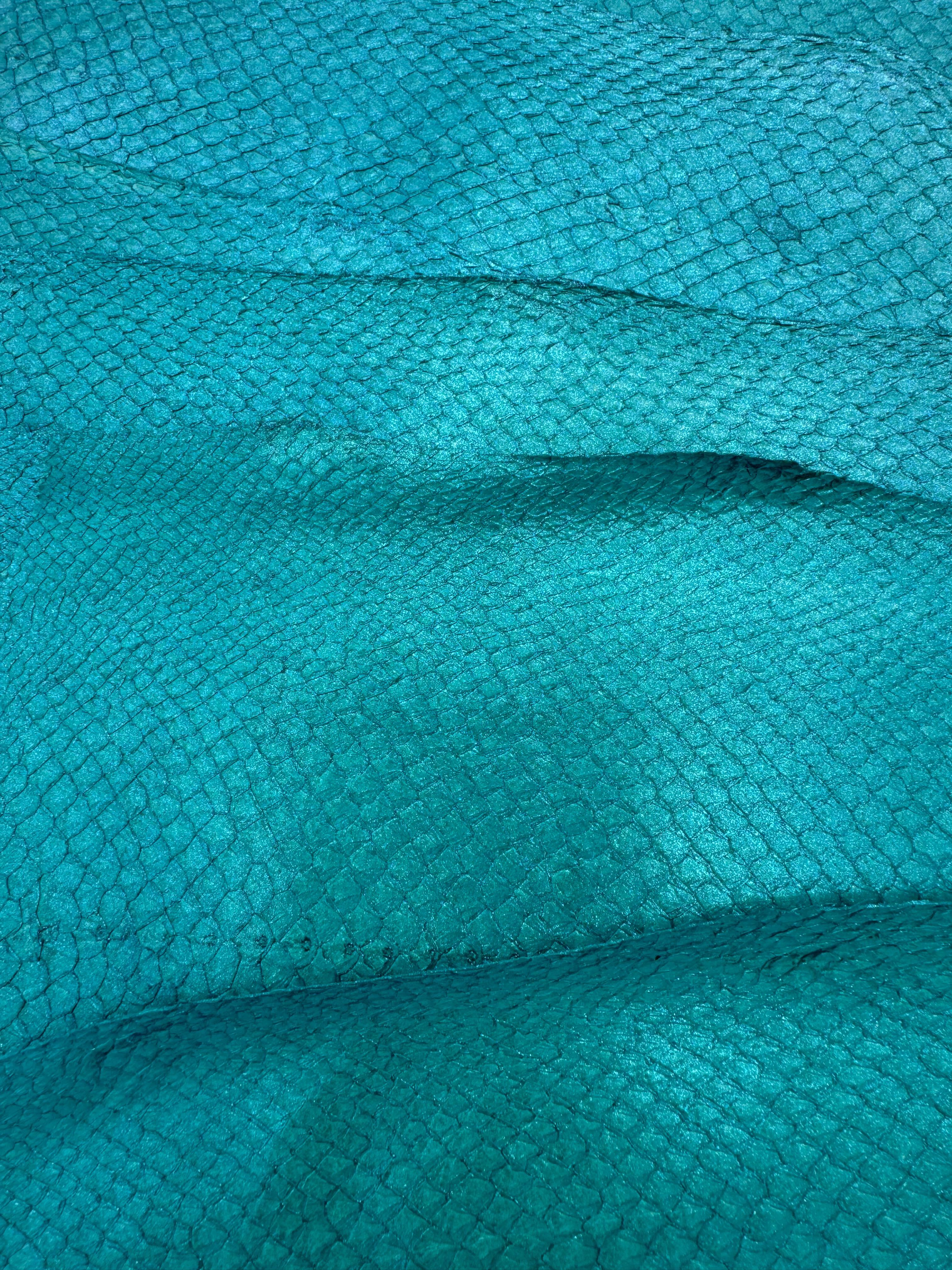 PACK de 10 SQUAMA MÉTALLISÉ Turquoise métallique - Taille Medium - Choix 1 ICTYOS